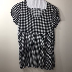 American Apparel 🖤 B&W Checkered Dress